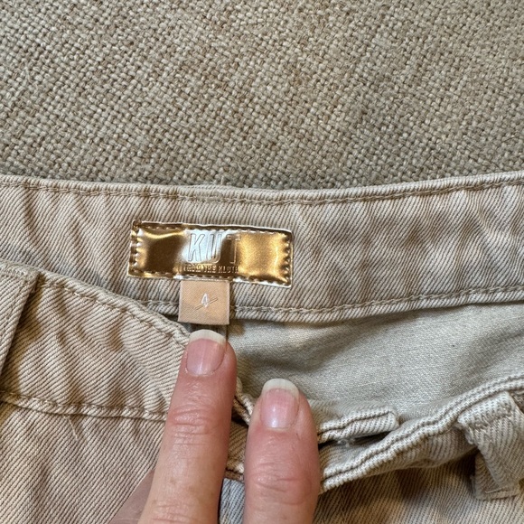 KUT, sand denim shorts - Picture 2 of 3